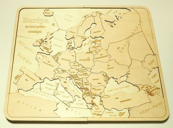 Europa okos puzzle