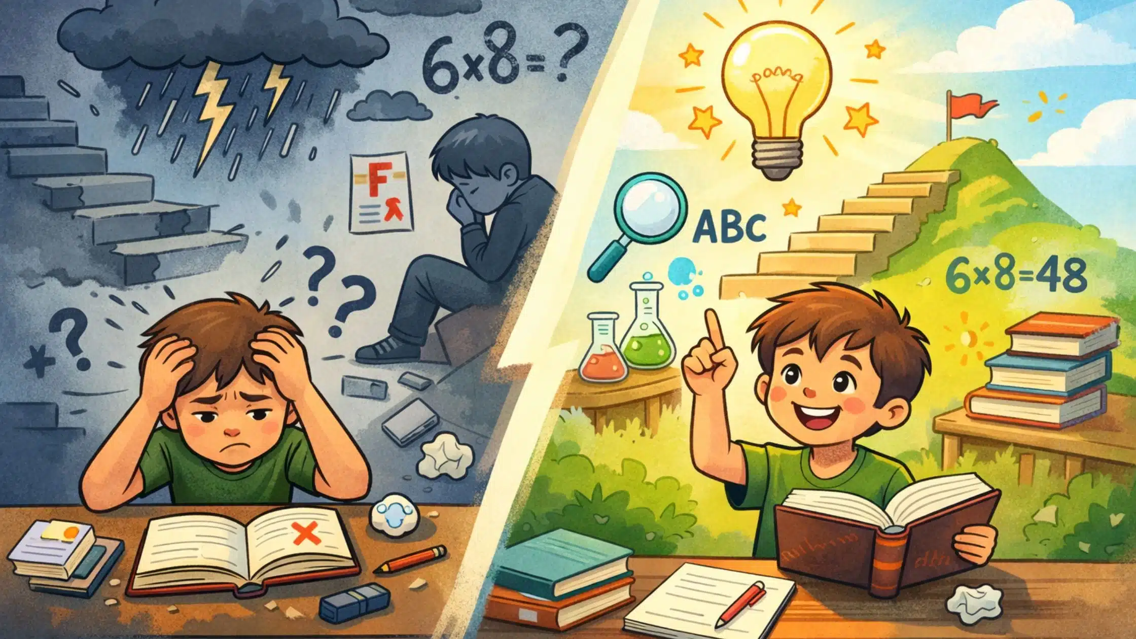 tanulási nehézségek és sikerek